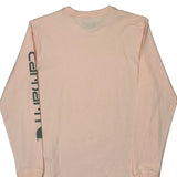 Carhartt Long Sleeve T-Shirt - Medium Pink Cotton