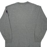 Vancouver Canucks Reebok Nhl Long Sleeve T-Shirt - XL Grey Cotton