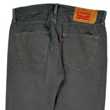 501 Levis Jeans - 32W 30L Grey Cotton