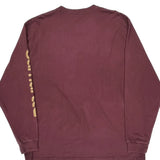 Carhartt Long Sleeve T-Shirt - XL Burgundy Cotton