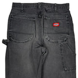 Dickies Carpenter Trousers - 30W 32L Grey Cotton