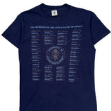 Presidents Of The United States Delta Graphic T-Shirt - Medium Navy Cotton