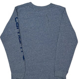 Age 7 Carhartt Long Sleeve T-Shirt - Small Gray Cotton