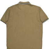 Champion Polo Shirt - XL Beige Cotton