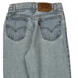 Made In USA Levis Slim Jeans - 23W 28L Light Wash Cotton