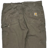 Carhartt Carpenter Trousers - 36″ Waist Brown Cotton