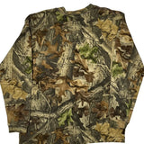 Camouflage Pattern Mossy Oak Camo Long Sleeve T-Shirt - Large Camo Cotton
