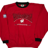 Wisconsin Badgers Lee Sport College Sweatshirt - XL Red Polyester Blend