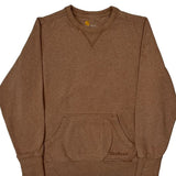 Carhartt Sweatshirt - Medium Brown Cotton Blend