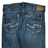 Silver Jeans - 37W 32L Blue Cotton Blend