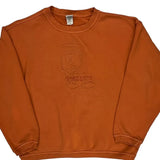 Tweety Six Flags Cartoon Sweatshirt - Large Orange Cotton