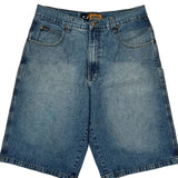 Cj Jeans Denim Shorts - 34W 11L Blue Cotton