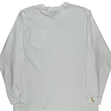 Carhartt Long Sleeve T-Shirt - 2XL White Cotton
