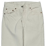 Levis Jeans - 30W 30L White Cotton