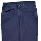 Carhartt Carpenter Pants - 33W 32L Navy Cotton Blend
