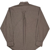 Nautica Checked Shirt - Medium Brown Cotton