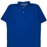 Tommy Hilfiger Polo Shirt - XL Blue Cotton