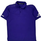 Adidas Football Shirt - Large Purple Polyester