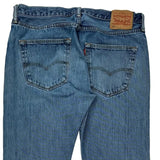 501 Levis Jeans - 35W 32L Blue Cotton
