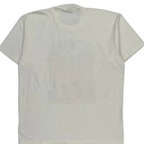 Single Stitch Rose Bowl Fruit Of The Loom Graphic T-Shirt - XL White Cotton Blend