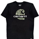 Carhartt T-Shirt - Medium Black Cotton