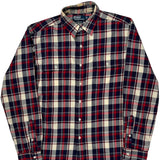 Polo By Ralph Lauren Checked Flannel Shirt - Large Multicoloured Cotton