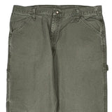 Wrangler Carpenter Trousers - 36W 34L Grey Cotton