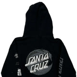 Santa Cruz Graphic Hoodie - Small Black Cotton