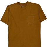 Dickies T-Shirt - Large Brown Cotton