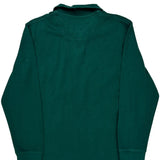 Timberland 1/4 Zip - Large Green Cotton