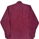 Wrangler Shirt - Large Burgundy Cotton