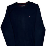 Tommy Hilfiger Sweater - Large Navy Cotton