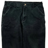 Carhartt Carpenter Trousers - 34W 34L Black Cotton