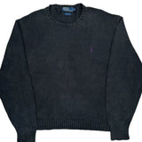 Polo By Ralph Lauren Sweater - 2XL Black Cotton