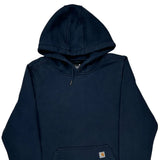 Carhartt Hoodie - XL Navy Cotton