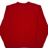 Rl-67 Ralph Lauren Spellout Sweatshirt - Large Red Cotton Blend