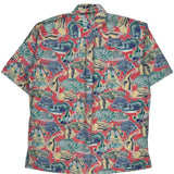 Cooke Street Floral Hawaiian Shirt - Medium Multicoloured Cotton