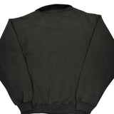 Russell Athletic 1/4 Zip - Large Black Cotton