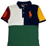 Age 8 Polo By Ralph Lauren Polo Shirt - Small Multicoloured Cotton