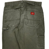 Dickies Cargo Pants - 33W 33L Green Cotton
