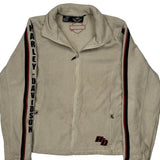 Motorcycle Harley Davidson Fleece Jacket - XL Cream Polyester