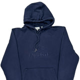 Lacoste Hoodie - Large Navy Cotton