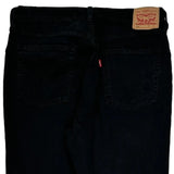 Levis 501 Jeans - 32W 30L Black Cotton