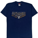 South Dakota State University Am College T-Shirt - Large Navy Cotton