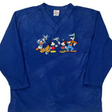 Disney Characters Disney Cartoon Sweatshirt - XL Blue Polyester