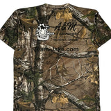 Russell Outdoors Camo T-Shirt - XL Khaki Cotton