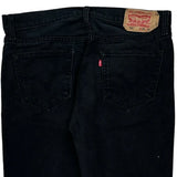 501 Levis Jeans - 37W 30L Black Cotton