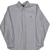 Ralph Lauren Shirt - Large Grey Cotton