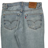 Levis 550 Jeans - 33W 32L Light Wash Cotton
