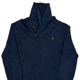 Polo By Ralph Lauren Sweater - Small Blue Cotton